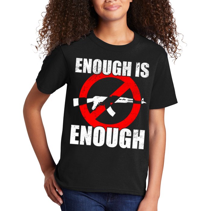 Enough Is Enough Gun Control Anti-Gun Kids T-Shirt