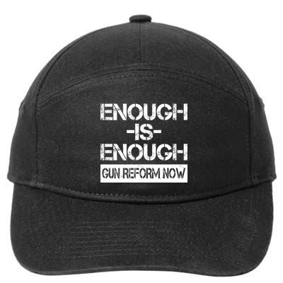 Enough is Enough Gun Reform Now 7-Panel Snapback Hat