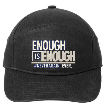 Enough is Enough Never Again 7-Panel Snapback Hat