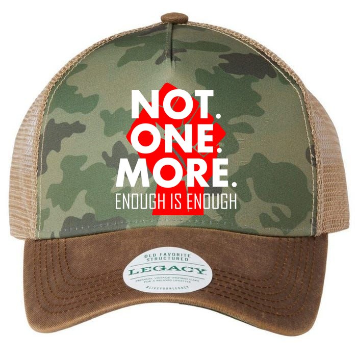 Enough is Enough Not. One. More. Fist Protest Legacy Tie Dye Trucker Hat