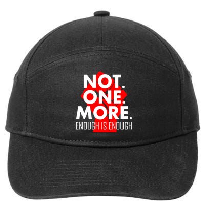 Enough is Enough Not. One. More. Fist Protest 7-Panel Snapback Hat