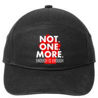 Enough is Enough Not. One. More. Fist Protest 7-Panel Snapback Hat