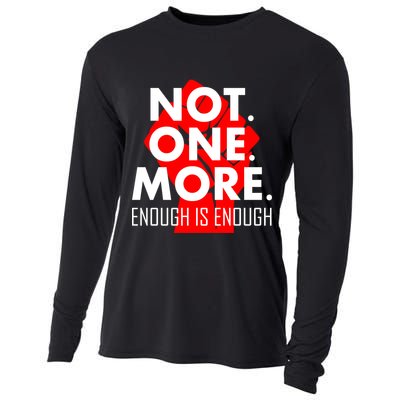 Enough is Enough Not. One. More. Fist Protest Cooling Performance Long Sleeve Crew