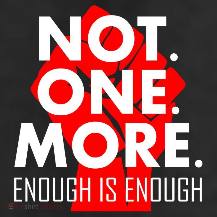 Enough is Enough Not. One. More. Fist Protest Microfiber Hand Towel