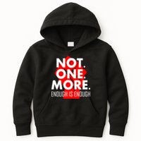 Enough is Enough Not. One. More. Fist Protest Kids Hoodie