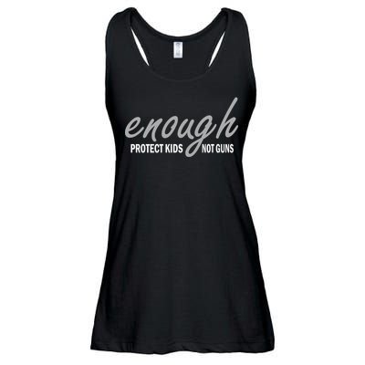 Enough Protect Kids Not Guns Ladies Essential Flowy Tank