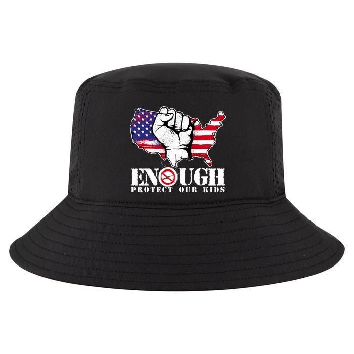 ENOUGH Protect Our Kids Stop Gun Violence Cool Comfort Performance Bucket Hat