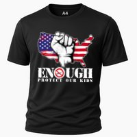 ENOUGH Protect Our Kids Stop Gun Violence Cooling Performance Crew T-Shirt