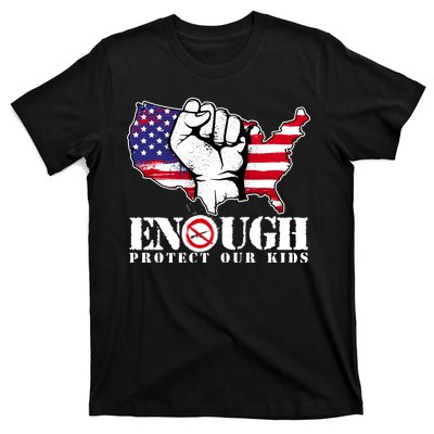 ENOUGH Protect Our Kids Stop Gun Violence T-Shirt