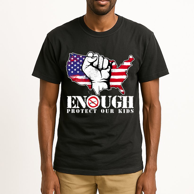 ENOUGH Protect Our Kids Stop Gun Violence Tall T-Shirt