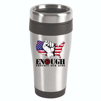ENOUGH Protect Our Kids Stop Gun Violence 16oz Travel Tumbler