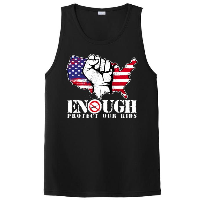 ENOUGH Protect Our Kids Stop Gun Violence PosiCharge Competitor Tank