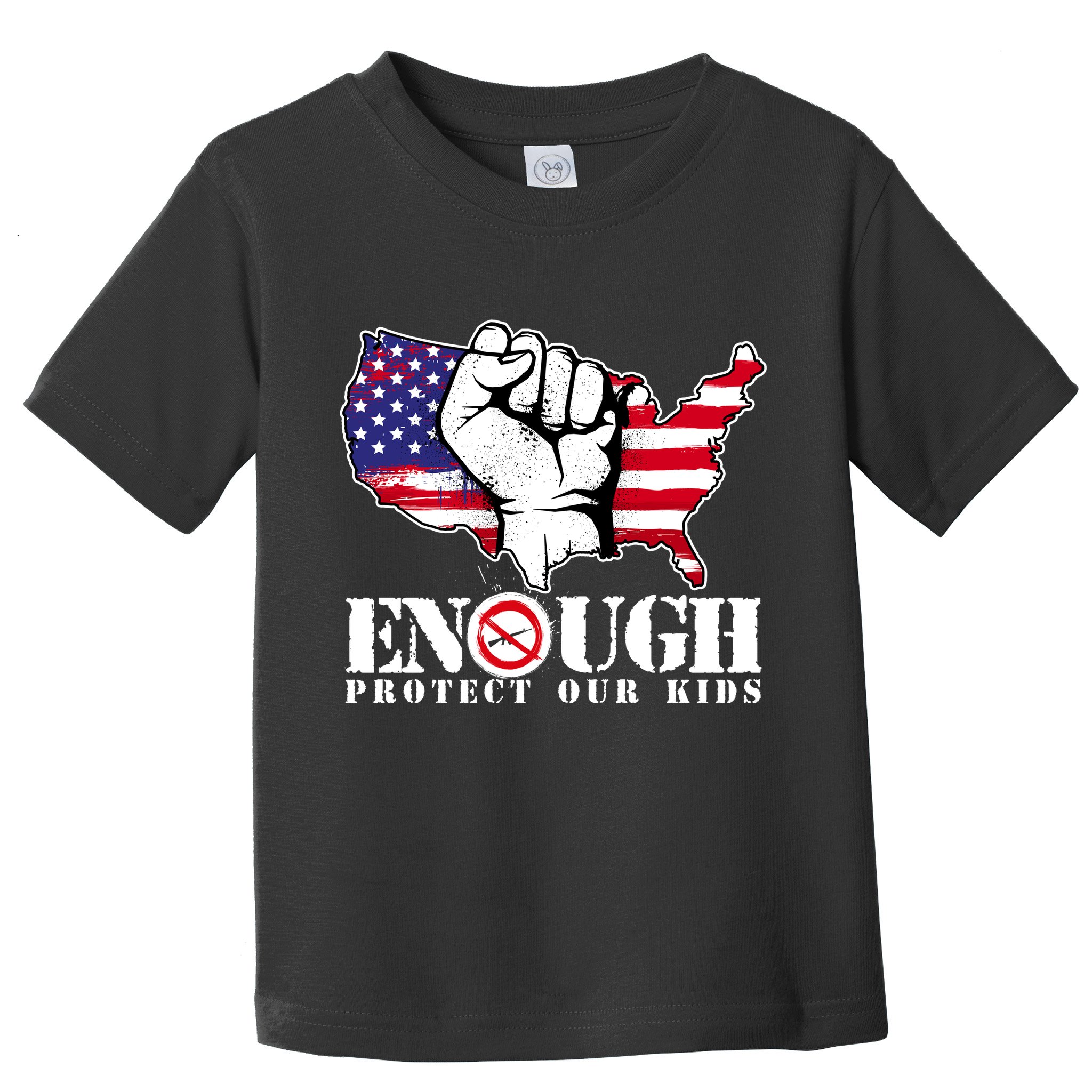 ENOUGH Protect Our Kids Stop Gun Violence Toddler T-Shirt