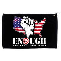 ENOUGH Protect Our Kids Stop Gun Violence Grommeted Golf Towel