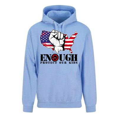 ENOUGH Protect Our Kids Stop Gun Violence Unisex Surf Hoodie