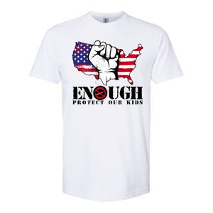 ENOUGH Protect Our Kids Stop Gun Violence Softstyle CVC T-Shirt