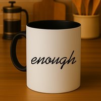 Enough Script March For Our Lives Mug