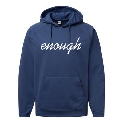 Enough Script March For Our Lives Performance Fleece Hoodie