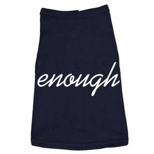 Enough Script March For Our Lives Doggie Tank