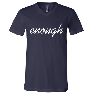 Enough Script March For Our Lives V-Neck T-Shirt