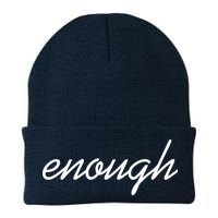 Enough Script March For Our Lives Knit Cap Winter Beanie