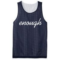 Enough Script March For Our Lives Mesh Reversible Basketball Jersey Tank