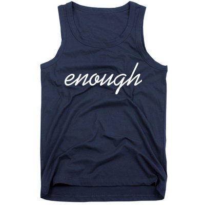 Enough Script March For Our Lives Tank Top