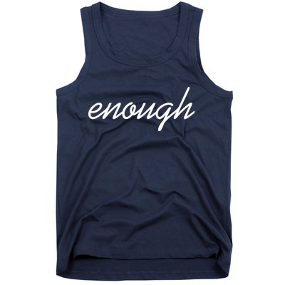 Enough Script March For Our Lives Tank Top