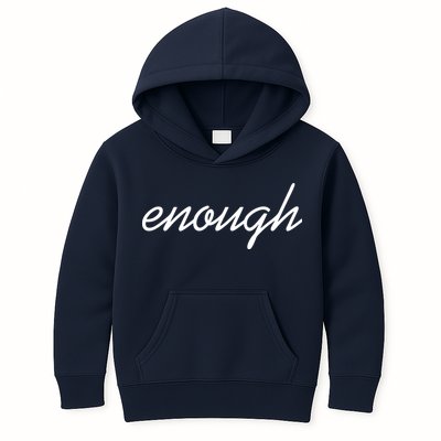 Enough Script March For Our Lives Kids Hoodie