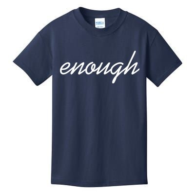 Enough Script March For Our Lives Kids T-Shirt
