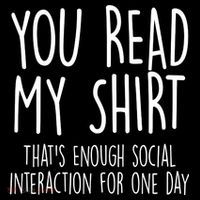 Enough Social Interaction Funny Backpack