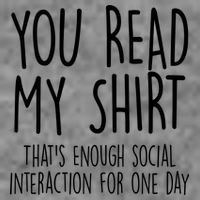 Enough Social Interaction Funny Cropped Pullover Crew