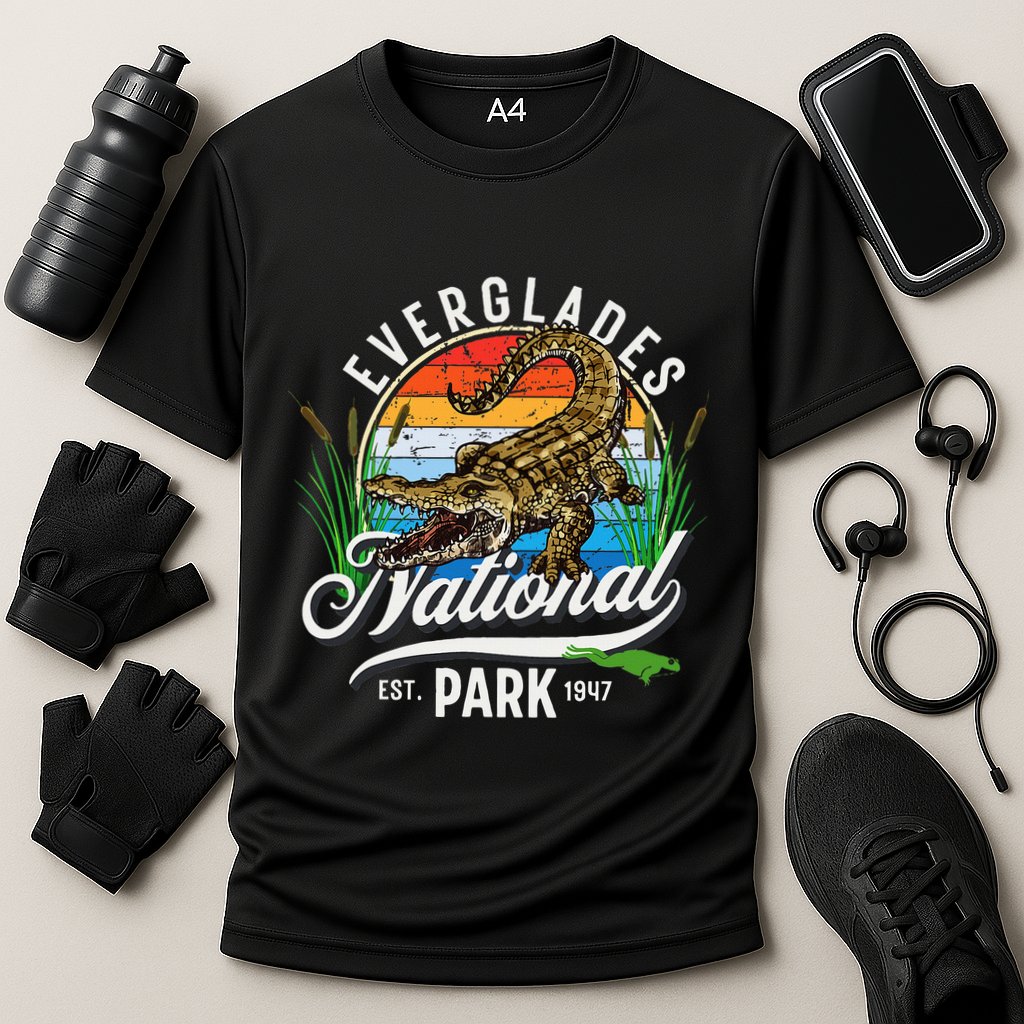 Everglades National Park Tourist Gift Cooling Performance Crew T-Shirt