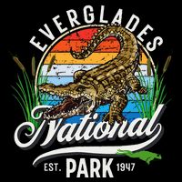Everglades National Park Tourist Gift Cooling Performance Crew T-Shirt