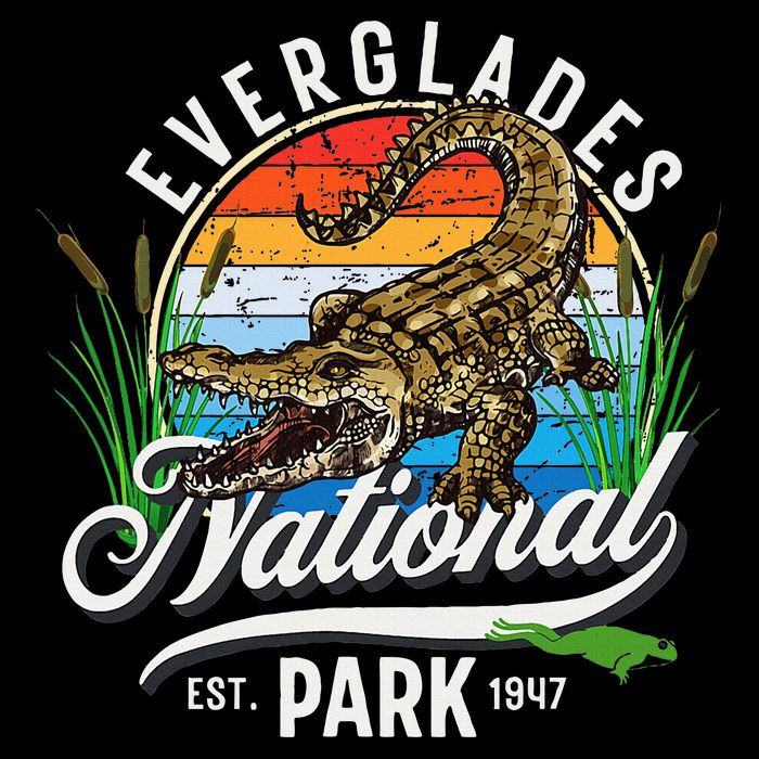 Everglades National Park Tourist Gift Cooling Performance Crew T-Shirt