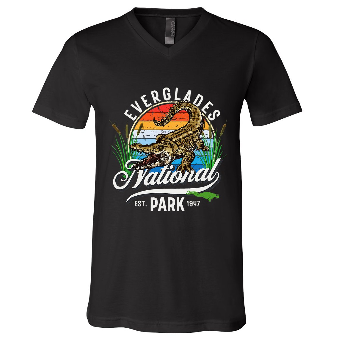 Everglades National Park Tourist Gift V-Neck T-Shirt