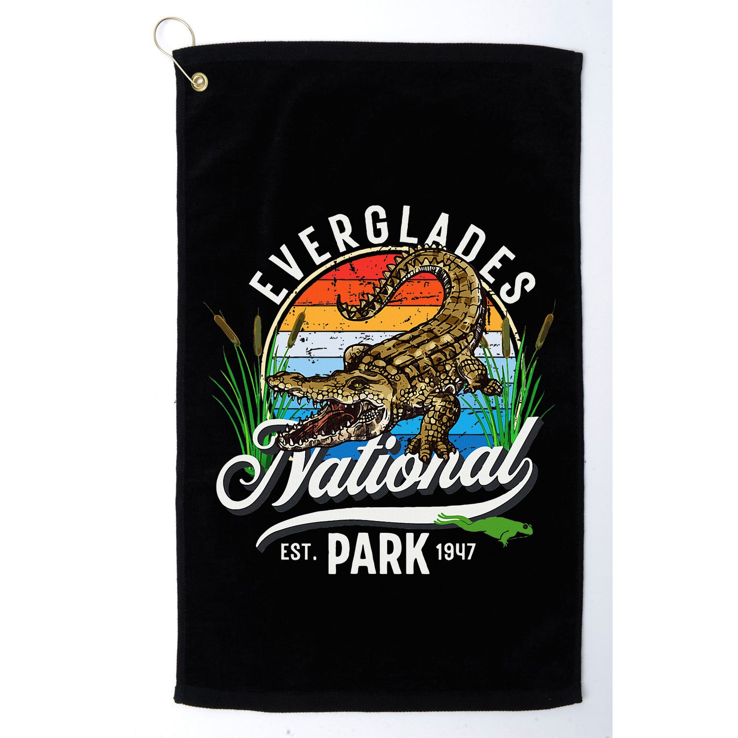 Everglades National Park Tourist Gift Golf Towel