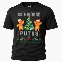 Es Navidad Putos Ugly Christmas Sweater Latino Feliz Navidad Performance Shirt