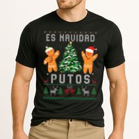 Es Navidad Putos Ugly Christmas Sweater Latino Feliz Navidad Performance Shirt