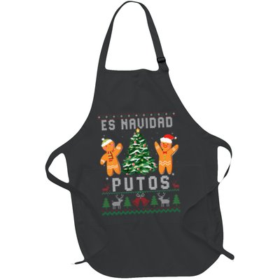 Es Navidad Putos Ugly Christmas Sweater Latino Feliz Navidad Apron