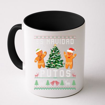 Es Navidad Putos Ugly Christmas Sweater Latino Feliz Navidad Mug
