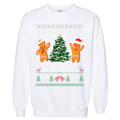 Es Navidad Putos Ugly Christmas Sweater Latino Feliz Navidad Garment-Dyed Sweatshirt