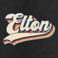 Elton Name Personalized Vintage Gift Golf Towel