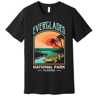 Everglades National Park US Crocodile Florida Alligators Premium T-Shirt