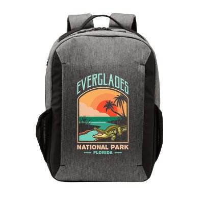 Everglades National Park US Crocodile Florida Alligators Vector Backpack
