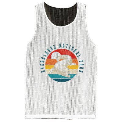 Everglades National Park Florida Vintage Alligator Crocodile Mesh Reversible Basketball Jersey Tank