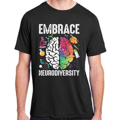 Embrace Neurodiversity puzzle ASD Awareness Adult ChromaSoft Performance T-Shirt