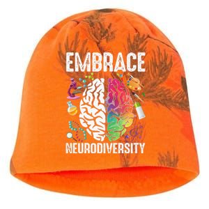 Embrace Neurodiversity puzzle ASD Awareness Kati - Camo Knit Beanie