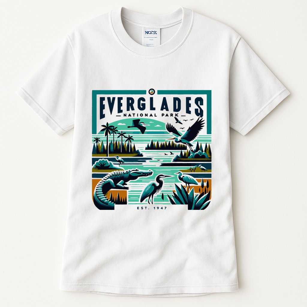 Everglades National Park Florida Modern Tall T-Shirt