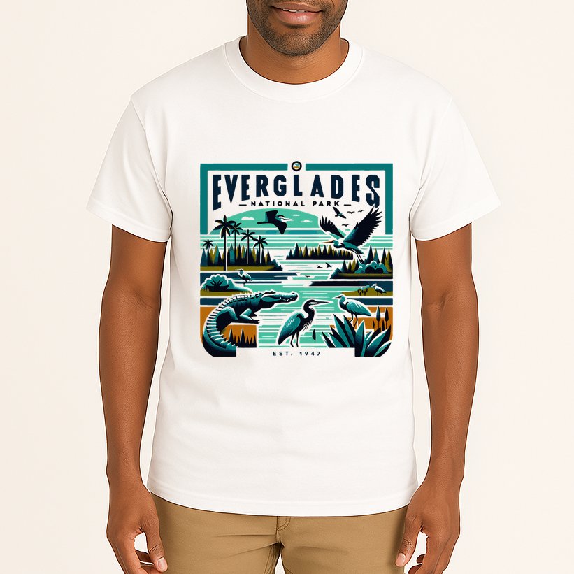 Everglades National Park Florida Modern Tall T-Shirt